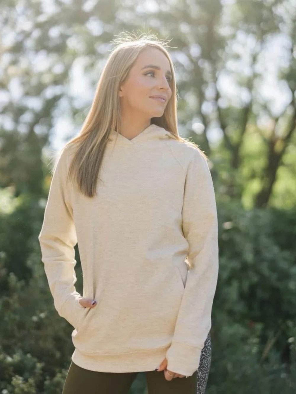 ZYIA Ivory Impetus Hoodie